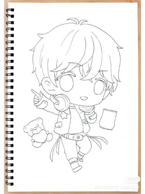 q版男生#动漫分享  ##q版人物