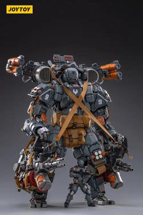 暗源战神86钢骨战慑诺斯铁骸大中型攻击机甲军事可动兵人旧化模型野犀