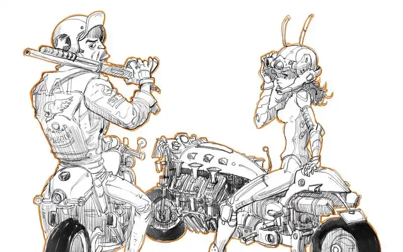 23-1-08_01速写临摹金政基老师作品