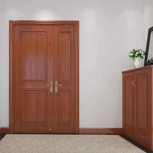 eo级生态实木双开实木复合门免漆套装室内卧室门厂家直销定制