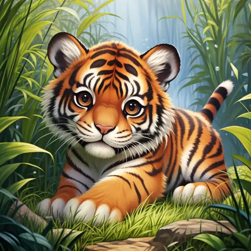 亲们,是不是觉得小老虎超级呆萌呀?