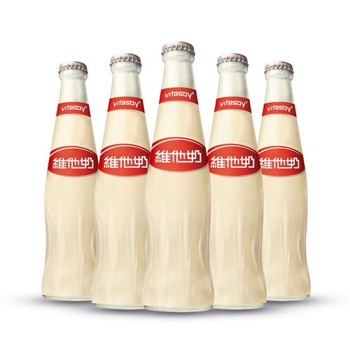 维他原味豆奶饮料玻璃瓶236ml8瓶营养早餐饮品植物蛋白饮料