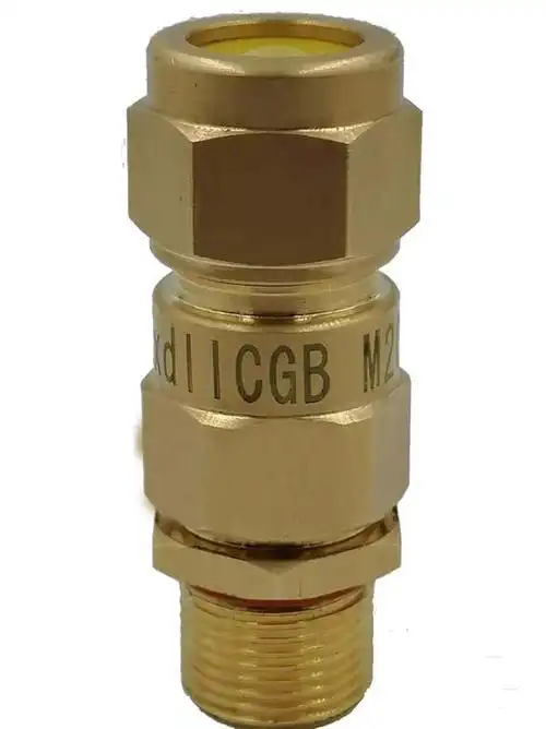 黄铜镀镍铠装电缆填料函防爆格兰头 宝得电气