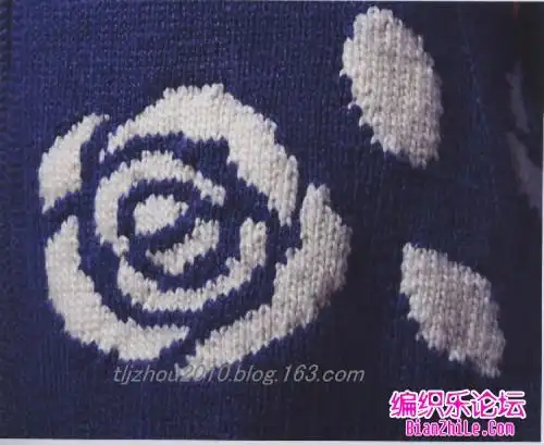 棒针编织的花朵图案的女士毛衣款式大全,都带图解