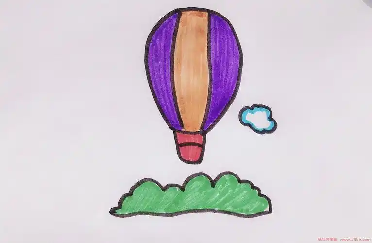 热气球简笔画图片大全彩色热气球图片大全