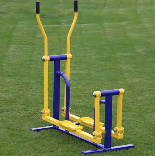 平步机-室外健身路径器材平步机是一种常见的户外健身器械,它的主要