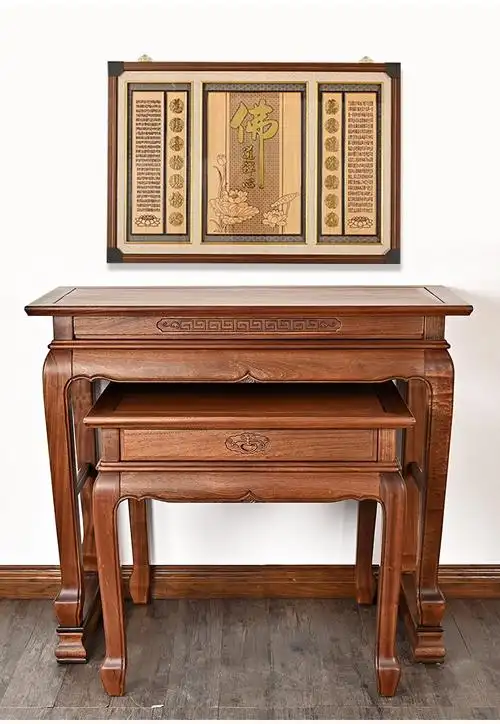 吉旺来全实木供桌神台家用佛堂供佛桌简约经济中堂菩萨财神神位台供桌