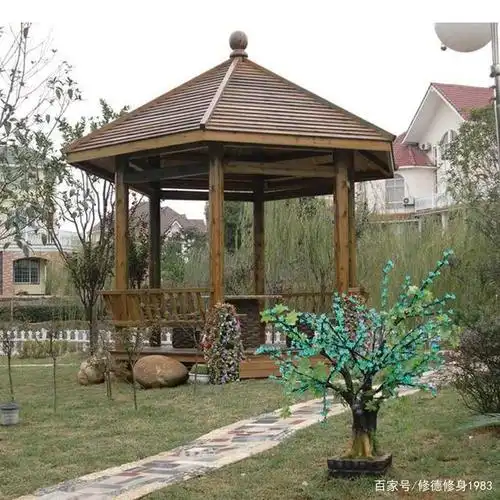 闲话小区的亭子