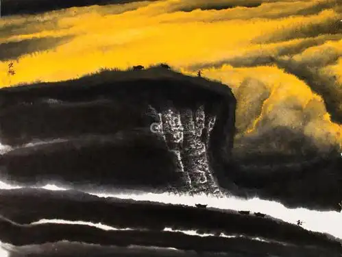 贾又福 深山归牧