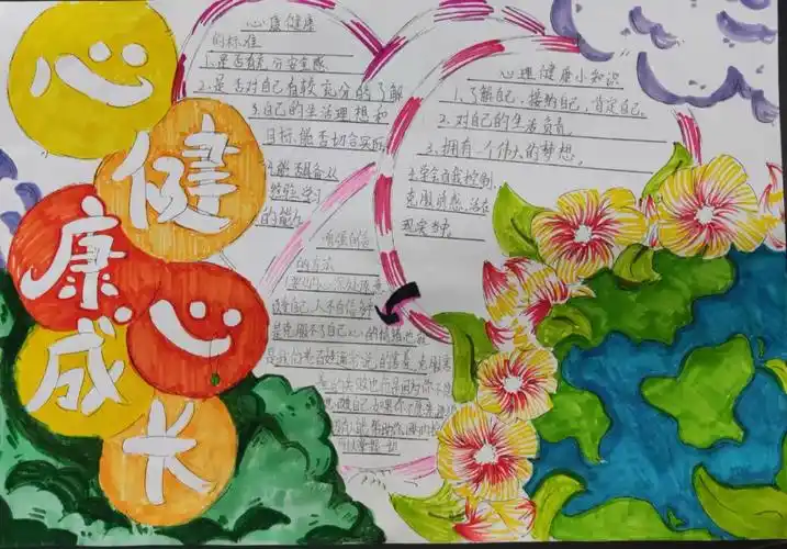 心理健康主题手抄报