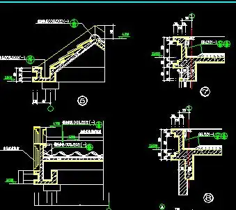 屋面檐沟做法详图