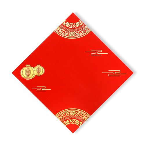 蜡染斗方红纸2021年喜庆毛笔结婚福字中国风毛笔字宣纸万年挂饰