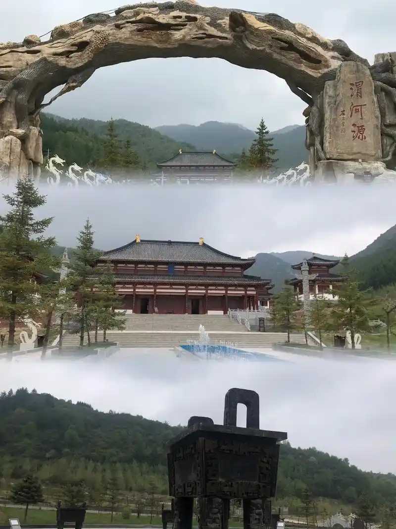 渭河源头,方圆千里,胜景无限.渭河源景区,我们是去年5月份过 - 抖音