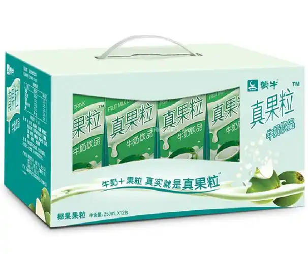 蒙牛真果粒牛奶-椰果果粒250ml(一件6提 不开零)