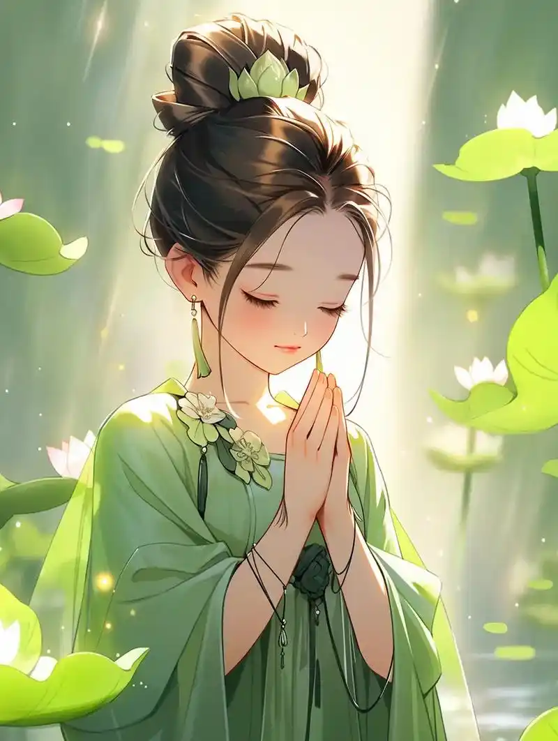 古风头像||绿·佛系少女97.#古风头像 #治愈系 #唯美古 - 抖音