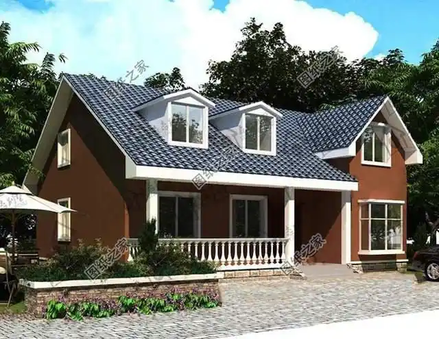 图纸介绍:本户型为一层半的房屋设计图