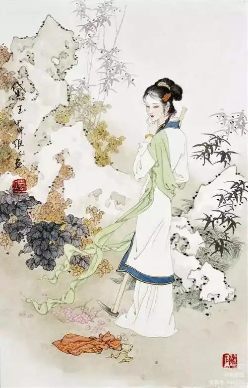 《红楼梦》·黛玉葬花