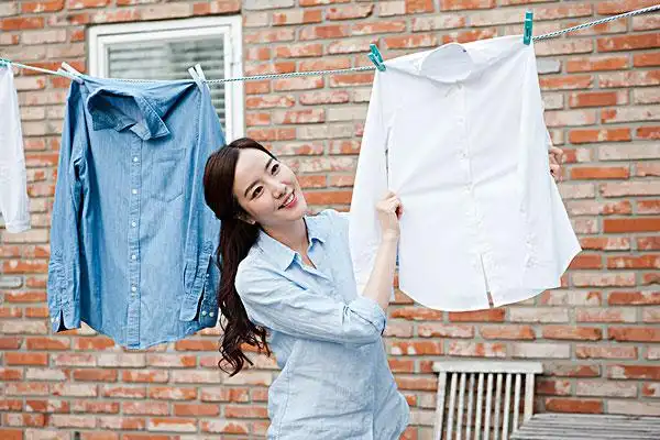 >晾衣服
