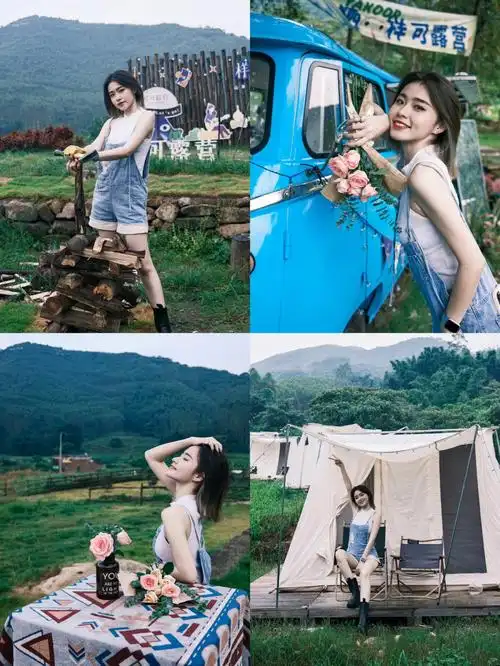 森系露营拍照阴天氛围感还可以这么拍