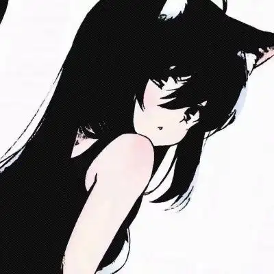 黑白二次元女头