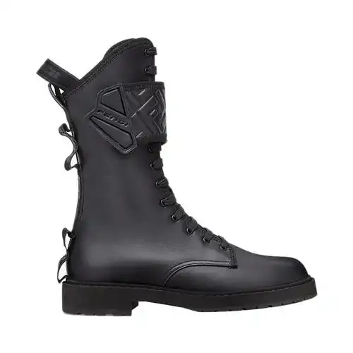 香港直邮fendi芬迪时尚休闲女士黑色小牛牛皮长靴时装靴