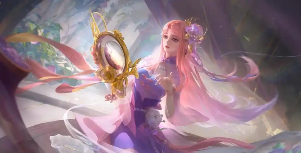 王者荣耀王昭君乞巧织情皮肤原画