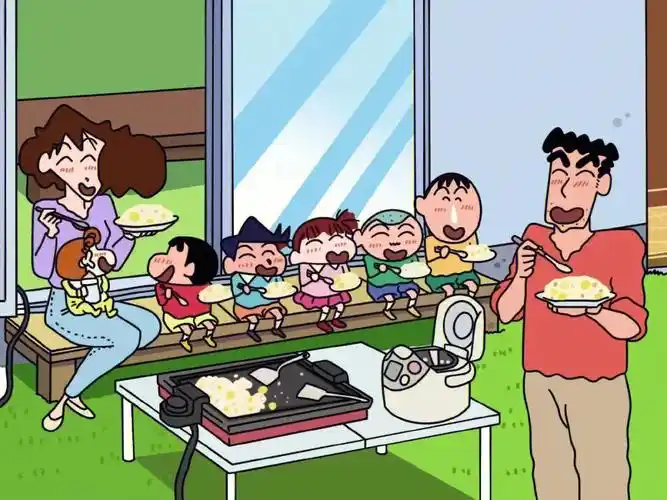 蜡笔小新之永远羡慕野原一家人