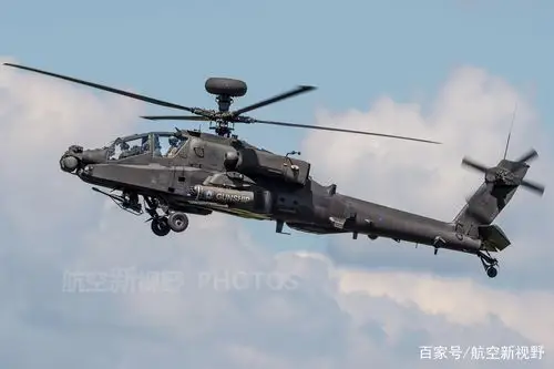 英国与荷兰装备的ah-64阿帕奇武装直升机高清大图 装甲蛮厚的