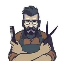 潮流理发师微信头像 欧美复古理发师专属头像【点击鼠标右键下载】