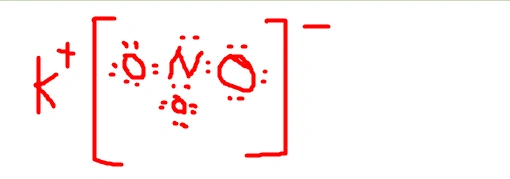 硝酸钾电子式怎么写