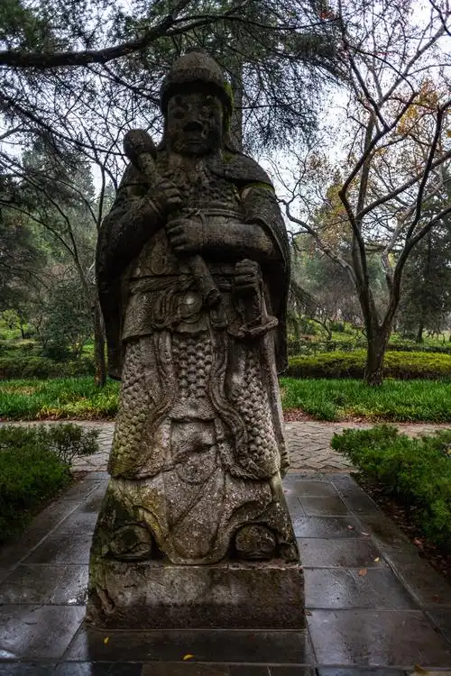 南京明孝陵翁仲路神道