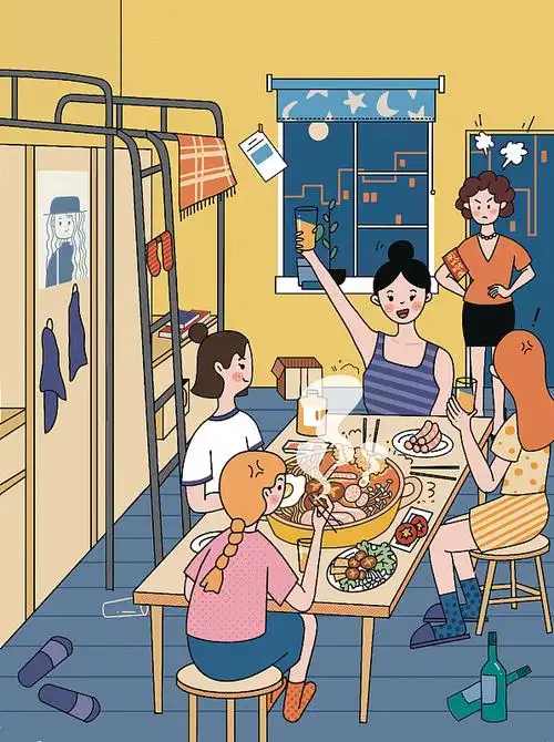 邻居插画图片_邻居插画高清图片素材库