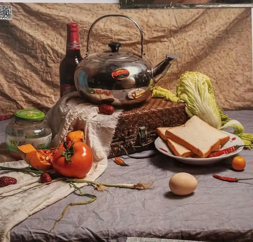 不锈钢蔬菜类.#色彩静物 #河南美术专升本 #河南美术联考  - 抖音