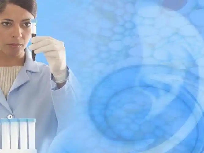 医学行业大夫血液化验ppt课件模板