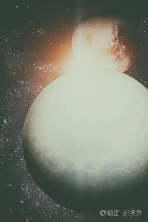 太阳能系统天王星这幅图像由美国国家航空航天局提供的元素