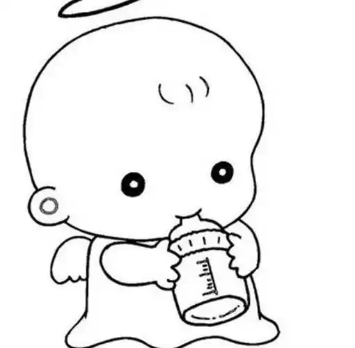 婴儿简笔画婴儿简笔画人物男孩