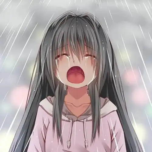 伤感动漫女生头像关于我的故事还是听我的版本好一点