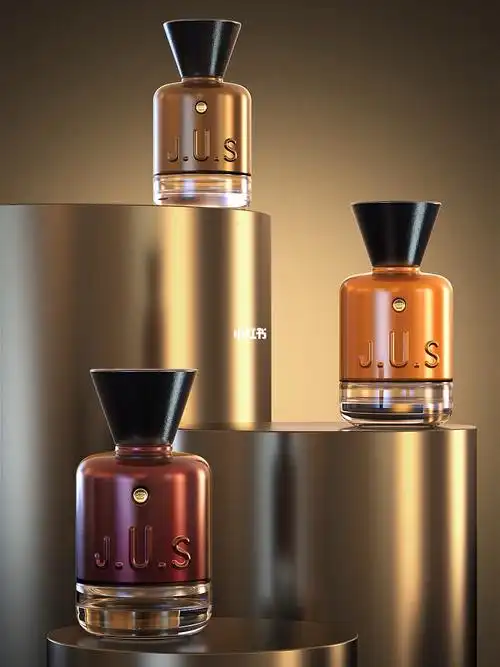 法国db原创包装设计|时尚金属配色香水设计