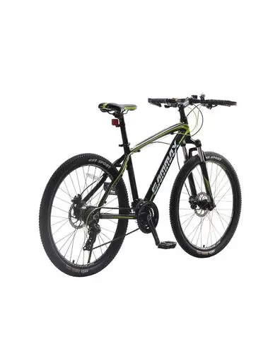 捷马gamma自行车专场直发货烈火360版26寸 中性款黑绿色山地车 铝架24