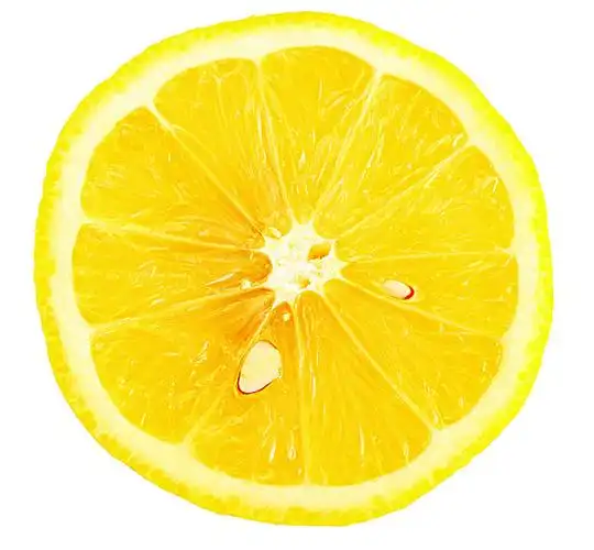 橙子横切面特写