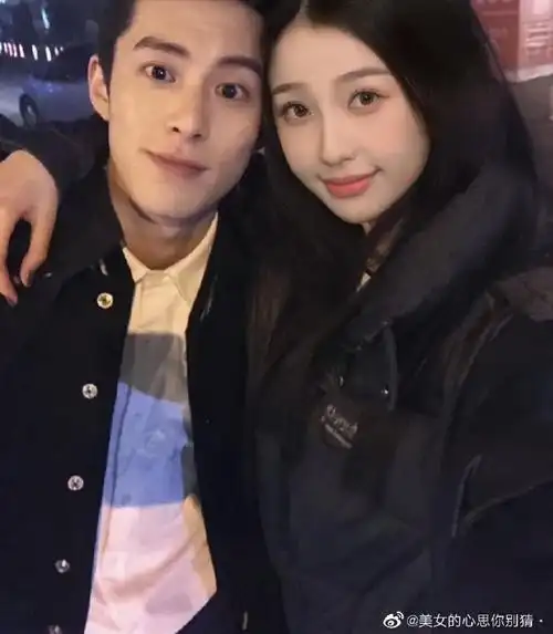 王鹤棣孙千合照