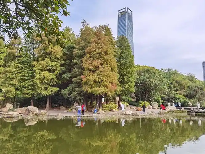 冬季的"广州珠江公园"