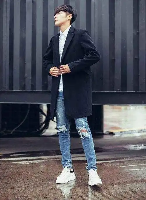 西装配牛仔,牛仔西装如何搭配图片?-图片大观-奇异网