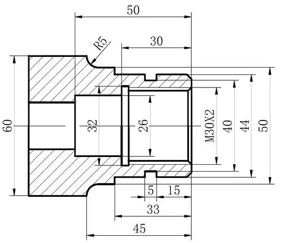 我刚开始学数控车床 想看点简单的图纸 有吗?
