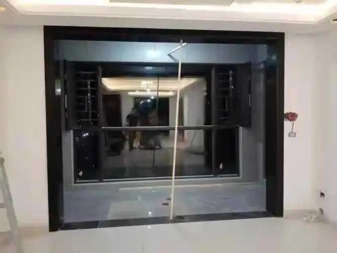 纯黑系也不错哦!#垭口门套  #窗台石