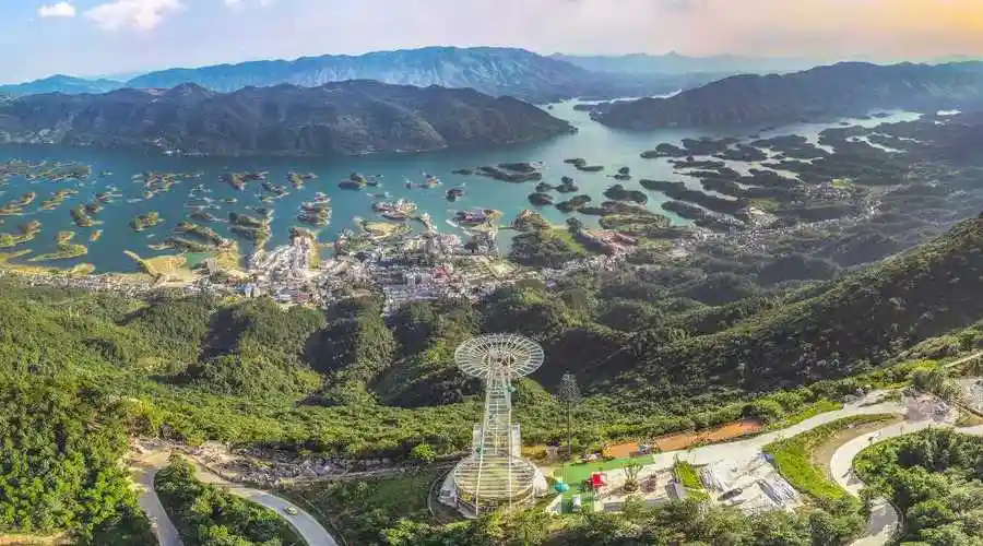 位于湖北黄石的天空之城景区.