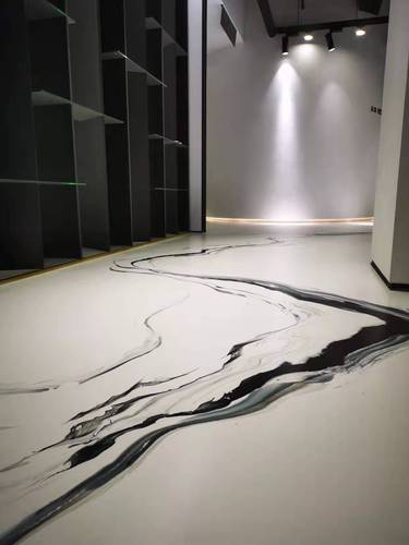 水墨染艺术环氧树脂地坪漆自流平水泥地面漆室内家用地板油漆耐磨