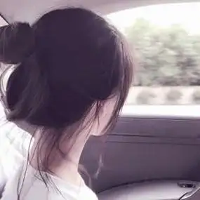 qq头像女生侧脸头像高清清新风格侧脸的女生头像图片