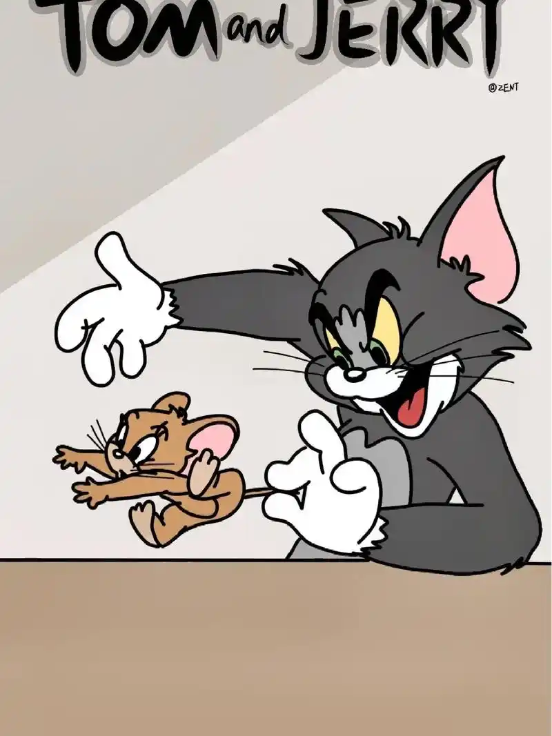 杰瑞 and 汤姆 #猫和老鼠 #送你一张壁纸 #高清壁纸@ - 抖音