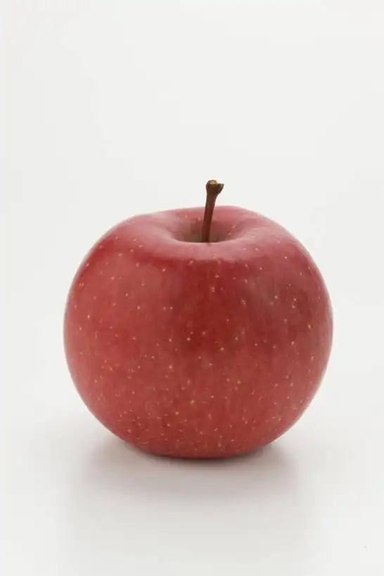 无人,竖图,室内,特写,白天,白色背景,正面,苹果,水果,阴影,新鲜,反射